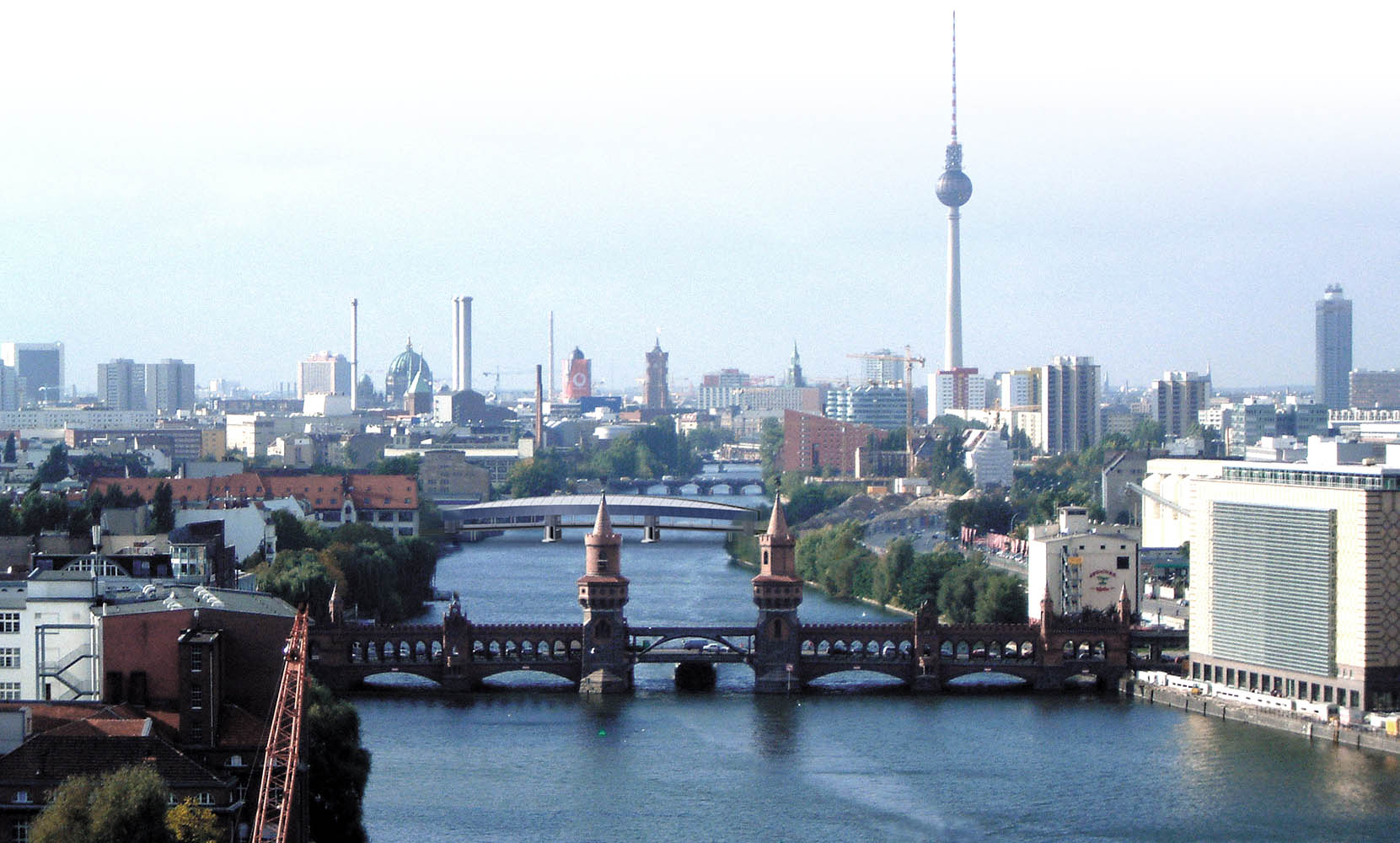 Brommybrücke Berlin, Montage